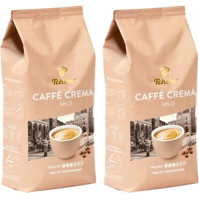 Zestaw Kawa Tchibo Caffe Crema Mild 2x1kg Zestaw Kawa Tchibo Caffe Crema Mild 2x1kg