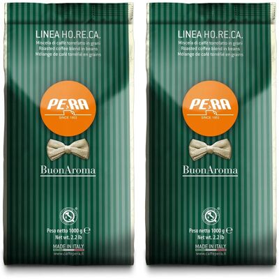 Zestaw Kawa Ziarnista Pera Buon Aroma 2x1 Kg Zestaw Kawa Ziarnista Pera Buon Aroma 2x1 Kg