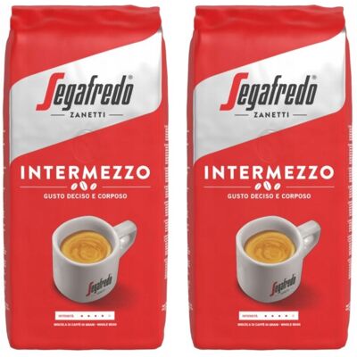 Zestaw Kawa Ziarnista Segafredo Intermezzo 2x1kg Zestaw Kawa Ziarnista Segafredo Intermezzo 2x1kg