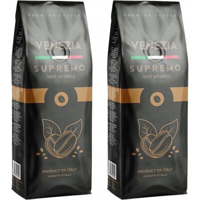Zestaw Kawa Ziarnista Venezia Supremo 2x1 Kg Zestaw Kawa Ziarnista Venezia Supremo 2x1 Kg