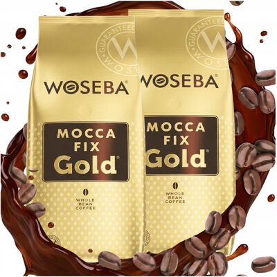 Zestaw Kawa Ziarnista Woseba Mocca Fix Gold 2x1kg Zestaw Kawa Ziarnista Woseba Mocca Fix Gold 2x1kg