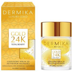 Serum Dermika Luxury Gold 24K - Przeciwstarzeniowe leczenie twarzy Serum Dermika Luxury Gold 24K - Przeciwstarzeniowe leczenie twarzy