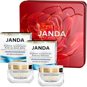 JANDA Zestaw Hialuron Reconstructor Dzień+Noc w puszce prezentowej 2 x 50 ml JANDA Zestaw Hialuron Reconstructor Dzień+Noc w puszce prezentowej 2 x 50 ml