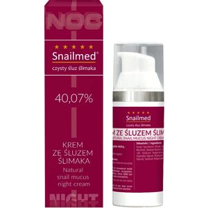 Snailmed Krem na noc silnie nawilżający Nocna odbudowa. 30 ml Produkt Polski Snailmed Krem na noc silnie nawilżający Nocna odbudowa. 30 ml Produkt Polski