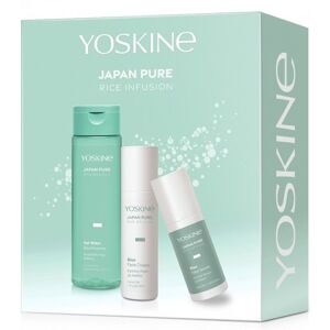 Yoskine Japan Pure Rice Infusion zestaw ryżowe serum do twarzy 30ml + ryżowy krem do twarzy 50ml + bogata ryżowa esencja do twarzy 200ml Yoskine Japan Pure Rice Infusion zestaw ryżowe serum do twarzy 30ml + ryżowy krem do twarzy 50ml + bogata ryżowa esencja do twarzy 200ml