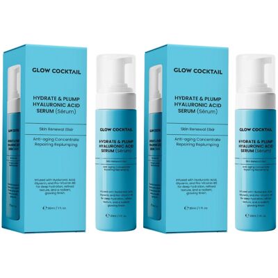 2 x Nawilżające i ujędrniające serum z kwasem hialuronowym 30 ml 2 x Nawilżające i ujędrniające serum z kwasem hialuronowym 30 ml