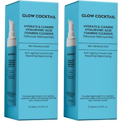 2 x Nawilżająco-oczyszczający żel z kwasem hialuronowym 200 ml 2 x Nawilżająco-oczyszczający żel z kwasem hialuronowym 200 ml