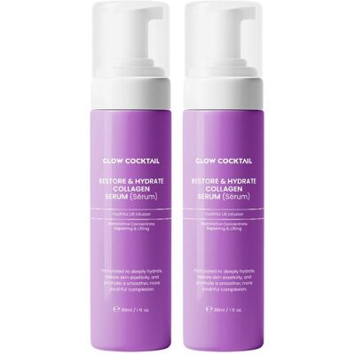 2x serum kolagenowe Restore & Hydrate 30 ml 2x serum kolagenowe Restore & Hydrate 30 ml