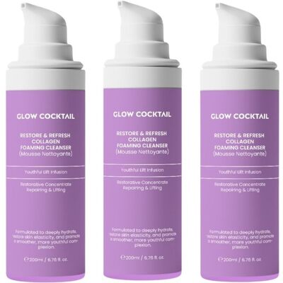 3x pianka oczyszczająca Restore & Refresh 200 ml 3x pianka oczyszczająca Restore & Refresh 200 ml