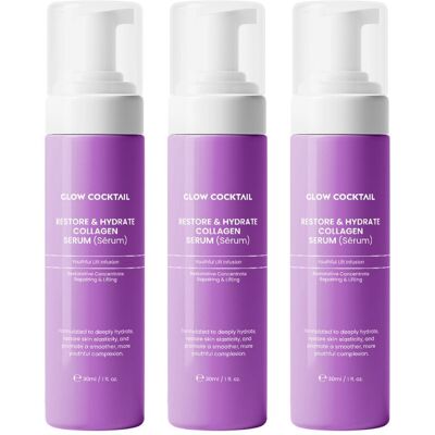 3x serum kolagenowe Restore & Hydrate 30 ml 3x serum kolagenowe Restore & Hydrate 30 ml