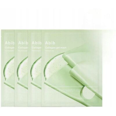 Abib Collagen Gel Mask Heartleaf Jelly Łagodząca i Kojąca Zestaw 4 szt Abib Collagen Gel Mask Heartleaf Jelly Łagodząca i Kojąca Zestaw 4 szt