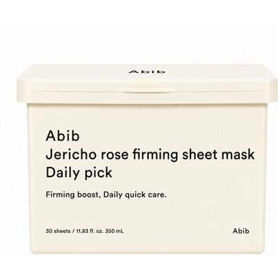 Abib – Jericho Rose Firming Sheet Mask Daily Pack - Zestaw Masek w Płachcie, 30 szt. Abib – Jericho Rose Firming Sheet Mask Daily Pack - Zestaw Masek w Płachcie, 30 szt.
