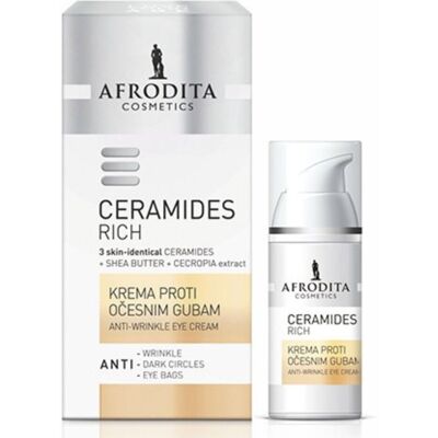 Afrodita, Ceramides Rich Przeciwzmarszczkowy, Krem Pod Oczy, 15ml Afrodita, Ceramides Rich Przeciwzmarszczkowy, Krem Pod Oczy, 15ml