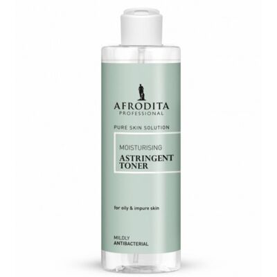 Afrodita Pure Skin Solution, Tonik Ściągający Dla Skóry Tłustej, 190ml Afrodita Pure Skin Solution, Tonik Ściągający Dla Skóry Tłustej, 190ml