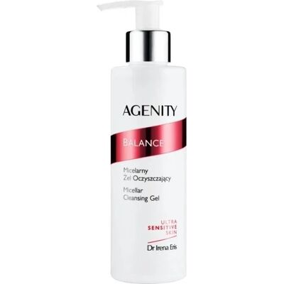 AGENITY BALANCE Micelarny Żel Oczyszczający 190ml AGENITY BALANCE Micelarny Żel Oczyszczający 190ml