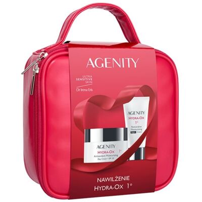 AGENITY HYDRA OX 1º Zestaw antyoksydacyjny krem na dzień Spf20 50ml + odbudowujący krem na noc 25ml AGENITY HYDRA OX 1º Zestaw antyoksydacyjny krem na dzień Spf20 50ml + odbudowujący krem na noc 25ml