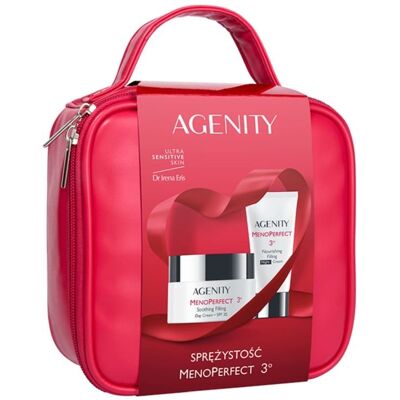 AGENITY MENOPERFECT 3º Zestaw łagodzący krem na dzień Spf20 50ml + odżywczy krem na noc 25ml AGENITY MENOPERFECT 3º Zestaw łagodzący krem na dzień Spf20 50ml + odżywczy krem na noc 25ml