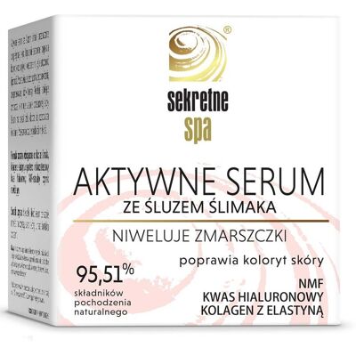 Aktywne serum ze śluzem ślimaka 50 ml Aktywne serum ze śluzem ślimaka 50 ml
