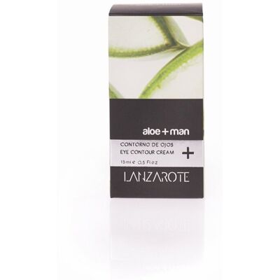 Aloe Plus Lanzarote, Aloesowy krem pod oczy MAN, 15 ml Aloe Plus Lanzarote, Aloesowy krem pod oczy MAN, 15 ml
