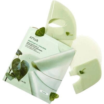 ANUA Heartleaf 70 Soothing Collagen Mask 4x38 g - kojąca maska w płachcie ANUA Heartleaf 70 Soothing Collagen Mask 4x38 g - kojąca maska w płachcie