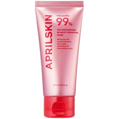 APRILSKIN TXA Niacinamide 99 Night Wrapping Mask 80ml Nocna maska rozjaśniająca i nawilżająca APRILSKIN TXA Niacinamide 99 Night Wrapping Mask 80ml Nocna maska rozjaśniająca i nawilżająca