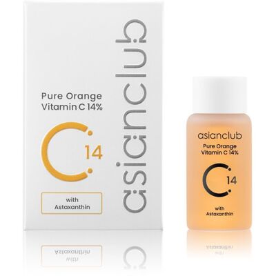 Asianclub, Pure Orange Vitamin C 14%, Serum Do Twarzy Z Witaminą C, 15 Ml Asianclub, Pure Orange Vitamin C 14%, Serum Do Twarzy Z Witaminą C, 15 Ml