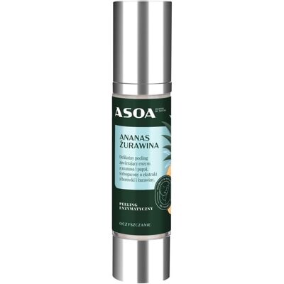 Asoa Peeling enzymatyczny ananas-żurawina 50 ml Asoa Peeling enzymatyczny ananas-żurawina 50 ml