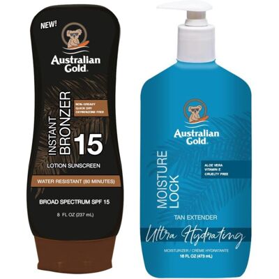 Australian Gold Balsam Z Bronzerem SPF15 + Moisture Lock 473ml Australian Gold Balsam Z Bronzerem SPF15 + Moisture Lock 473ml