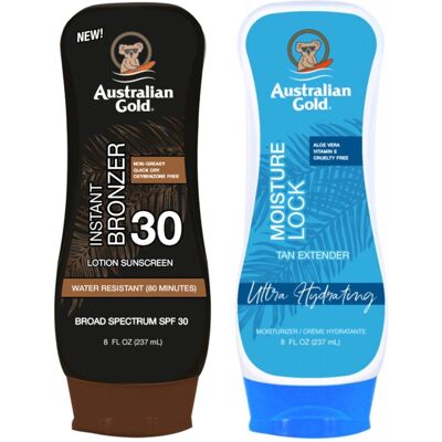 Australian Gold Balsam Z Bronzerem SPF30 + Moisture Lock 237ml Australian Gold Balsam Z Bronzerem SPF30 + Moisture Lock 237ml