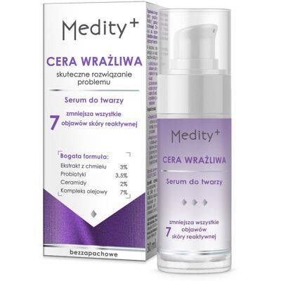 AVA, Medity+, Cera wrażliwa serum do twarzy, 30 ml AVA, Medity+, Cera wrażliwa serum do twarzy, 30 ml