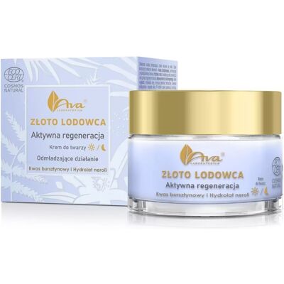 Ava, Złoto Lodowca, Krem Regenerujący Dzień Noc, 50ml Ava, Złoto Lodowca, Krem Regenerujący Dzień Noc, 50ml