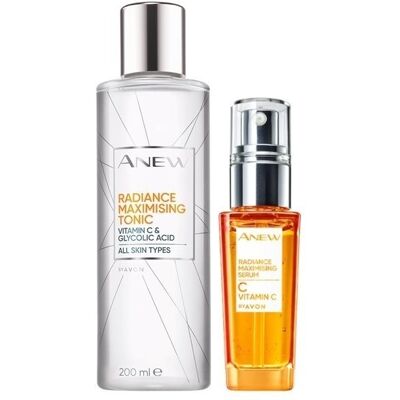 AVON Anew Radiance witamina C, Zestaw kosmetyków, 2 szt. AVON Anew Radiance witamina C, Zestaw kosmetyków, 2 szt.