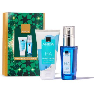 Avon Zestaw Prezentowy Anew Hydrate&Plump; Krem I Serum Do Twarzy Avon Zestaw Prezentowy Anew Hydrate&Plump; Krem I Serum Do Twarzy