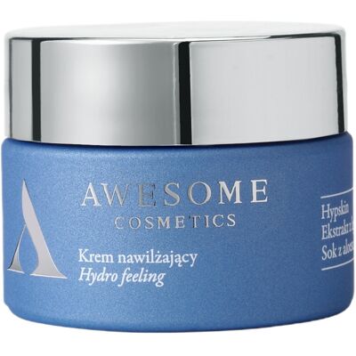 Awesome Cosmetics Krem nawilżający Hydro feeling 50ml Awesome Cosmetics Krem nawilżający Hydro feeling 50ml