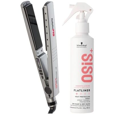 BaByliss PRO The Straightener EP Technology 5.0 28mm BAB2091EPE + Schwarzkopf Osis Flatliner Heat Protection Spray 200ml BaByliss PRO The Straightener EP Technology 5.0 28mm BAB2091EPE + Schwarzkopf Osis Flatliner Heat Protection Spray 200ml