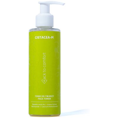 Back To Comfort, Micelarny Tonik Do Twarzy Z Kwasem Migdałowym 3% I Niacynamidem, 200 ml Back To Comfort, Micelarny Tonik Do Twarzy Z Kwasem Migdałowym 3% I Niacynamidem, 200 ml
