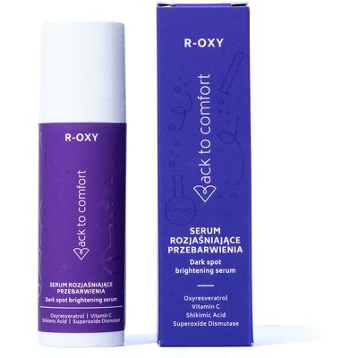 Back to comfort, R-OXY Serum rozjaśniające przebarwienia z kwasem szikimowym i witaminą C, 30 ml Back to comfort, R-OXY Serum rozjaśniające przebarwienia z kwasem szikimowym i witaminą C, 30 ml