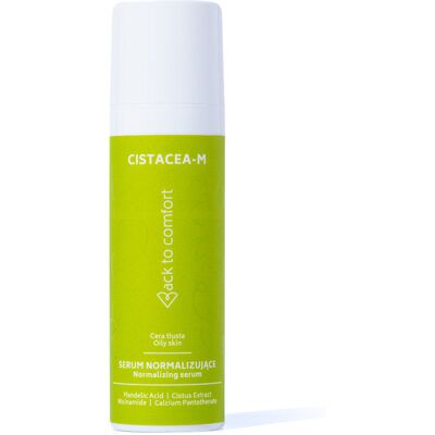 Back To Comfort, Serum normalizujące z kwasem migdałowym 5% i niacynamidem, 30ml Back To Comfort, Serum normalizujące z kwasem migdałowym 5% i niacynamidem, 30ml