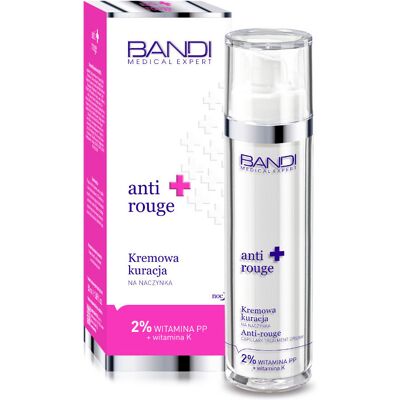 Bandi, Medical Expert Anti Rouge, kremowa kuracja na naczynka, 50 ml Bandi, Medical Expert Anti Rouge, kremowa kuracja na naczynka, 50 ml