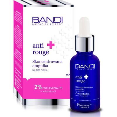 Bandi, Medical Expert Anti Rouge, skoncentrowana ampułka na naczynka, 30 ml Bandi, Medical Expert Anti Rouge, skoncentrowana ampułka na naczynka, 30 ml