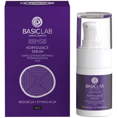 BasicLab Dermocosmetics Esteticus Czyste Serum Retinal - Rozświetlenie i Ochrona przed Starzeniem BasicLab Dermocosmetics Esteticus Czyste Serum Retinal - Rozświetlenie i Ochrona przed Starzeniem
