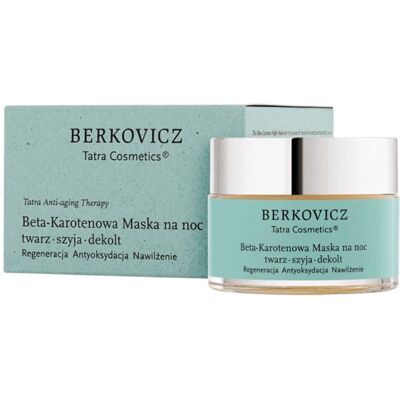 Berkovicz, Beta Karotenowa Maska Regenerująca na Noc, 50 ml Berkovicz, Beta Karotenowa Maska Regenerująca na Noc, 50 ml