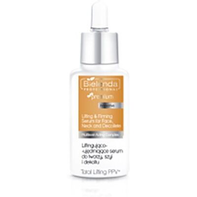 Bielenda Professional, Premium, liftingująco-ujędrniające serum do twarzy szyi i dekoltu, 30 ml Bielenda Professional, Premium, liftingująco-ujędrniające serum do twarzy szyi i dekoltu, 30 ml