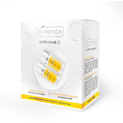 Bielenda Professional SupremeLab Barrier Renew Zestaw intensywnie odżywczy krem na noc z ceramidami 50ml + barierowy eliksir hydro-odżywczy z komple.. Bielenda Professional SupremeLab Barrier Renew Zestaw intensywnie odżywczy krem na noc z ceramidami 50ml + barierowy eliksir hydro-odżywczy z komple..