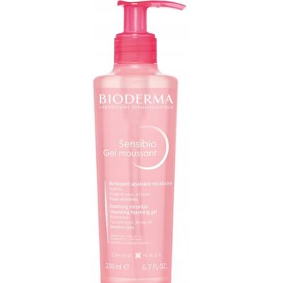 Bioderma Sensibio Gel Moussant delikatny kojący żel oczyszczający do demaki Bioderma Sensibio Gel Moussant delikatny kojący żel oczyszczający do demaki