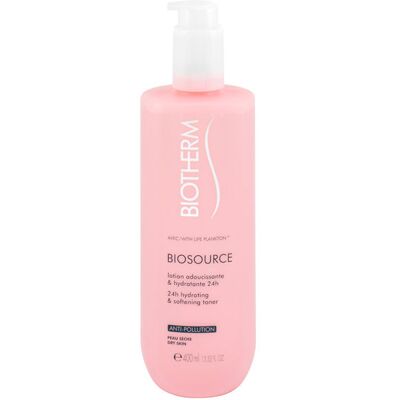 Tonik Nawilżający i Zmiękczający Biosource od Biotherm - Do Suchej Skóry 400ml Tonik Nawilżający i Zmiękczający Biosource od Biotherm - Do Suchej Skóry 400ml