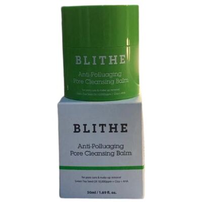 BLITHE ANTI-POLLUAGING PORE CLEANSING BALM Green Tea 50ML balsam do demakijażu BLITHE ANTI-POLLUAGING PORE CLEANSING BALM Green Tea 50ML balsam do demakijażu