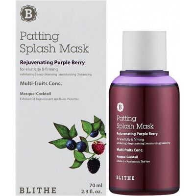 BLITHE PATTING SPLASH MASK REJUVENATING PURPLE BERRY 70ML ujędrniająca maseczka BLITHE PATTING SPLASH MASK REJUVENATING PURPLE BERRY 70ML ujędrniająca maseczka
