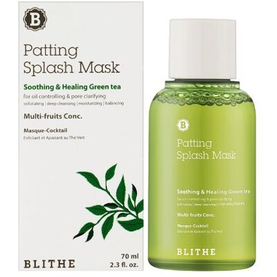 BLITHE PATTING SPLASH MASK SOOTHING & HEALING GREEN TEA 70ML maska łagodząco-oczyszczająca BLITHE PATTING SPLASH MASK SOOTHING & HEALING GREEN TEA 70ML maska łagodząco-oczyszczająca