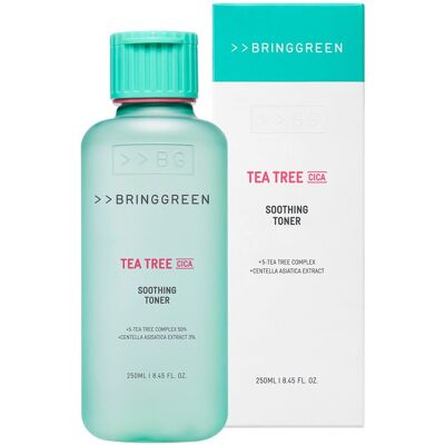 BRINGGREEN Tea Tree Cica Soothing Toner – Kojący tonik do twarzy z drzewem herbacianym i cica 250 ml BRINGGREEN Tea Tree Cica Soothing Toner – Kojący tonik do twarzy z drzewem herbacianym i cica 250 ml